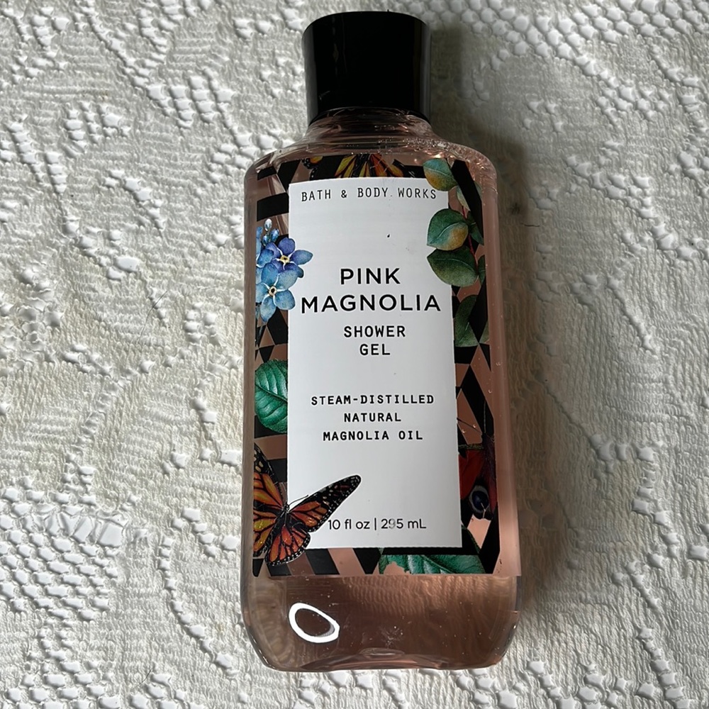 Pink Magnolia Shower Gel 10oz-NEW